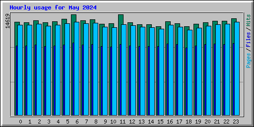 Hourly usage for May 2024